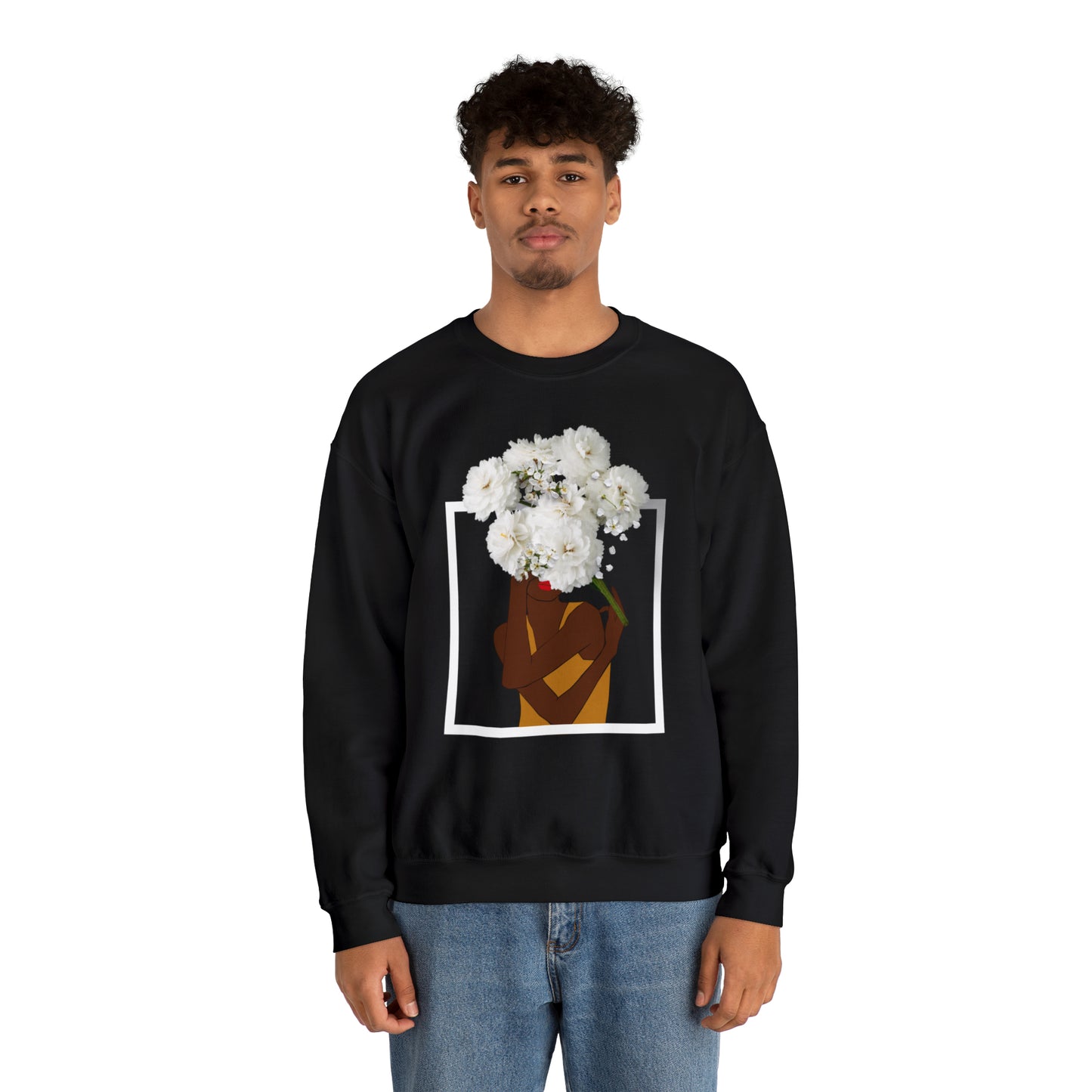 Crewneck Sweatshirt | Coco La Fleur Outline