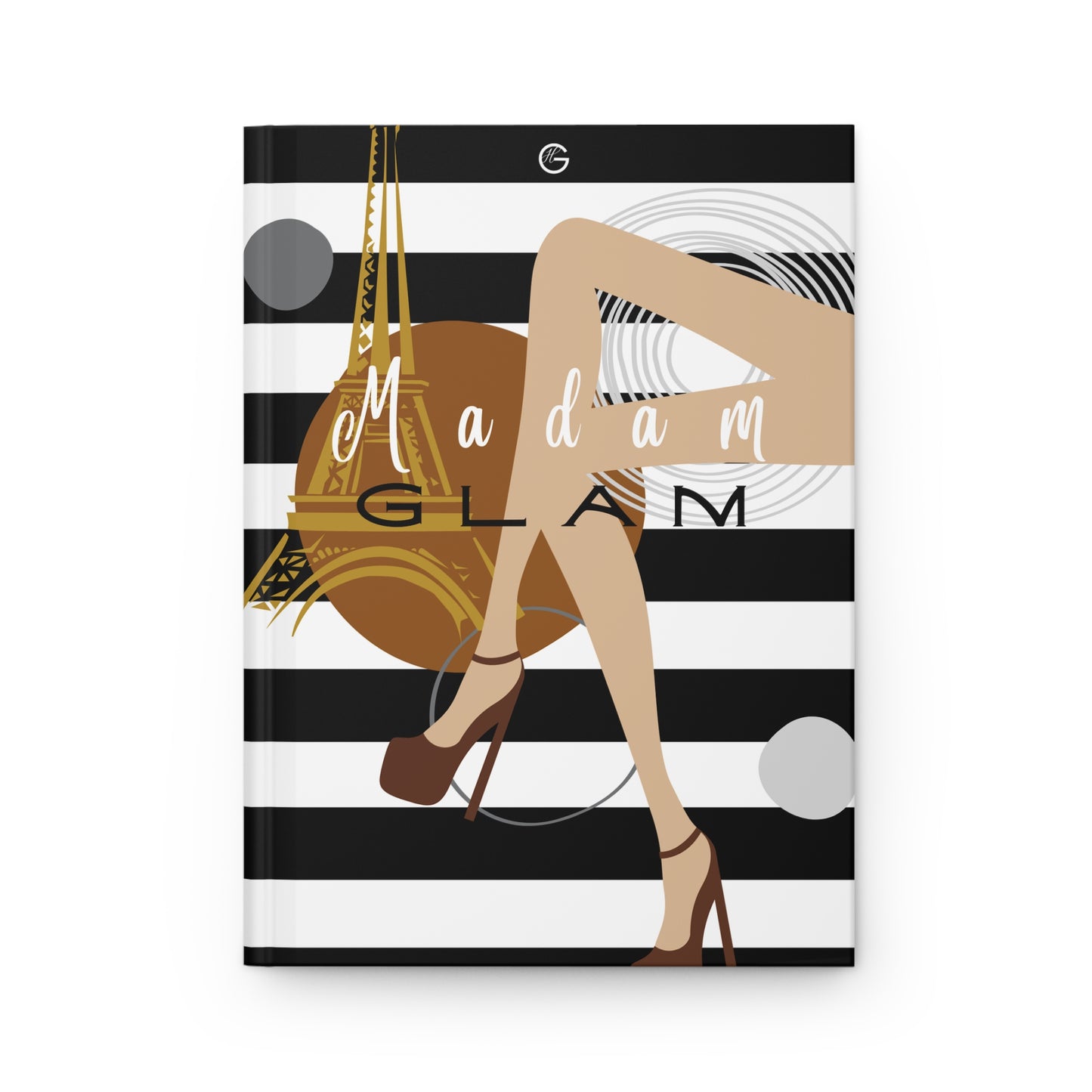 Madam Glam Paris Mocha| Hardcover Journal Matte