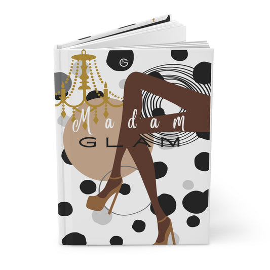 Madam Glam Coco(Dots)| Hardcover Journal Matte