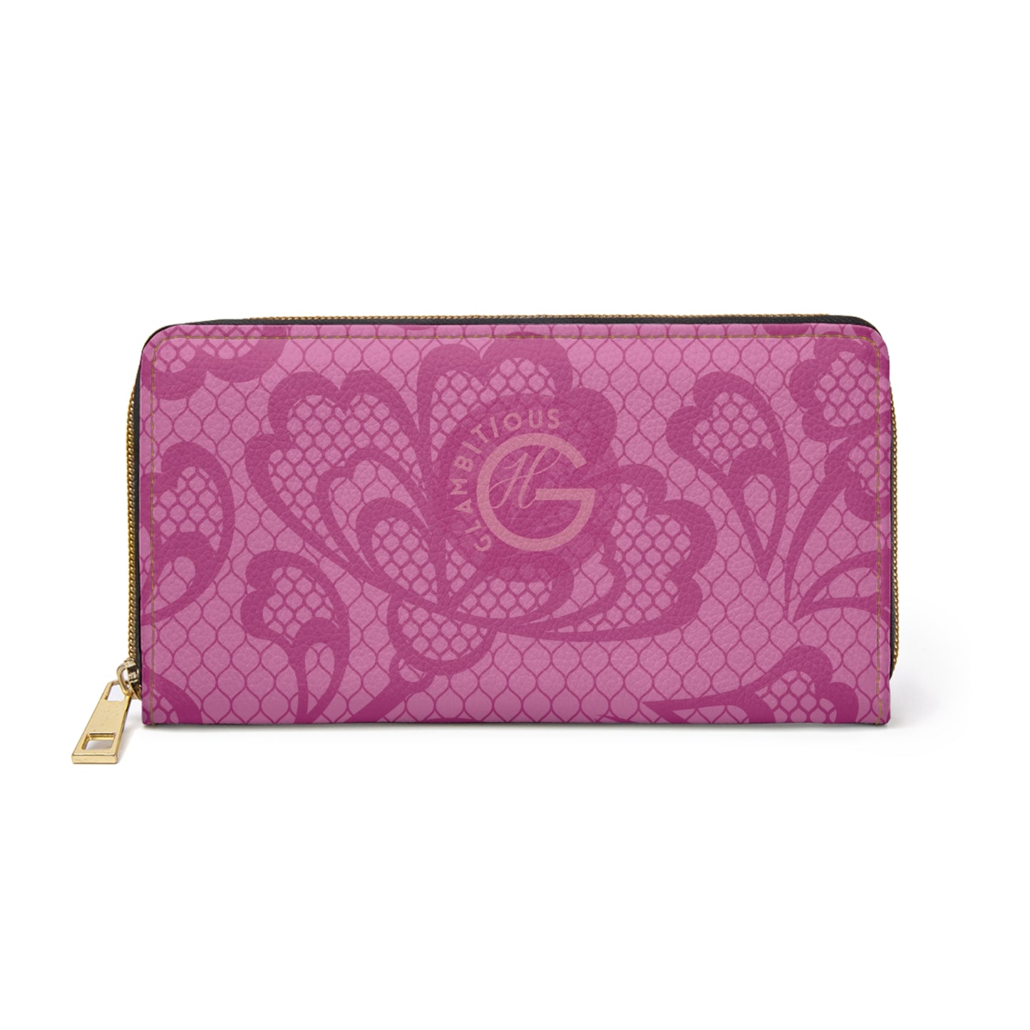 The 'Fancy' Glam| Zipper Wallet (Pink)