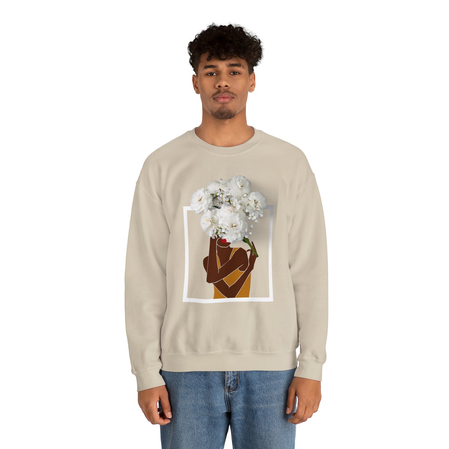 Crewneck Sweatshirt | Coco La Fleur Outline