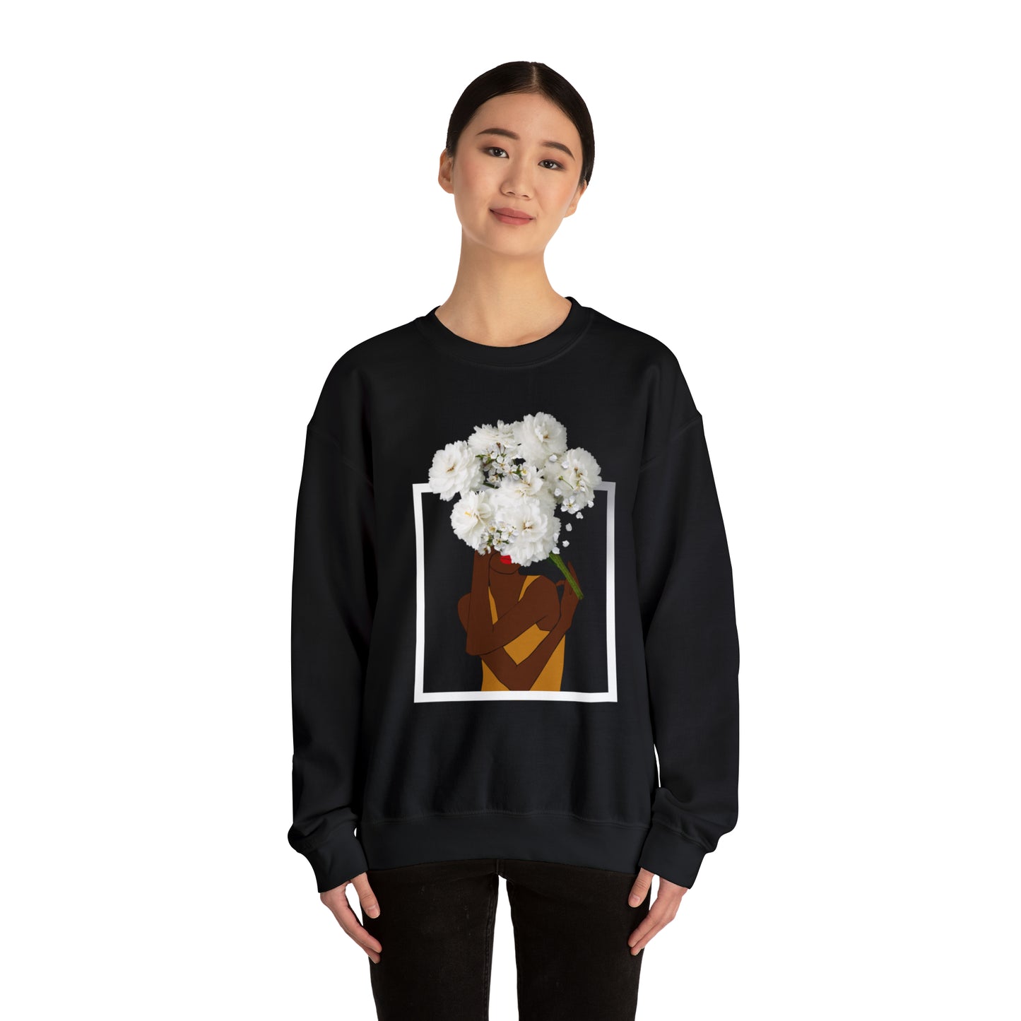 Crewneck Sweatshirt | Coco La Fleur Outline