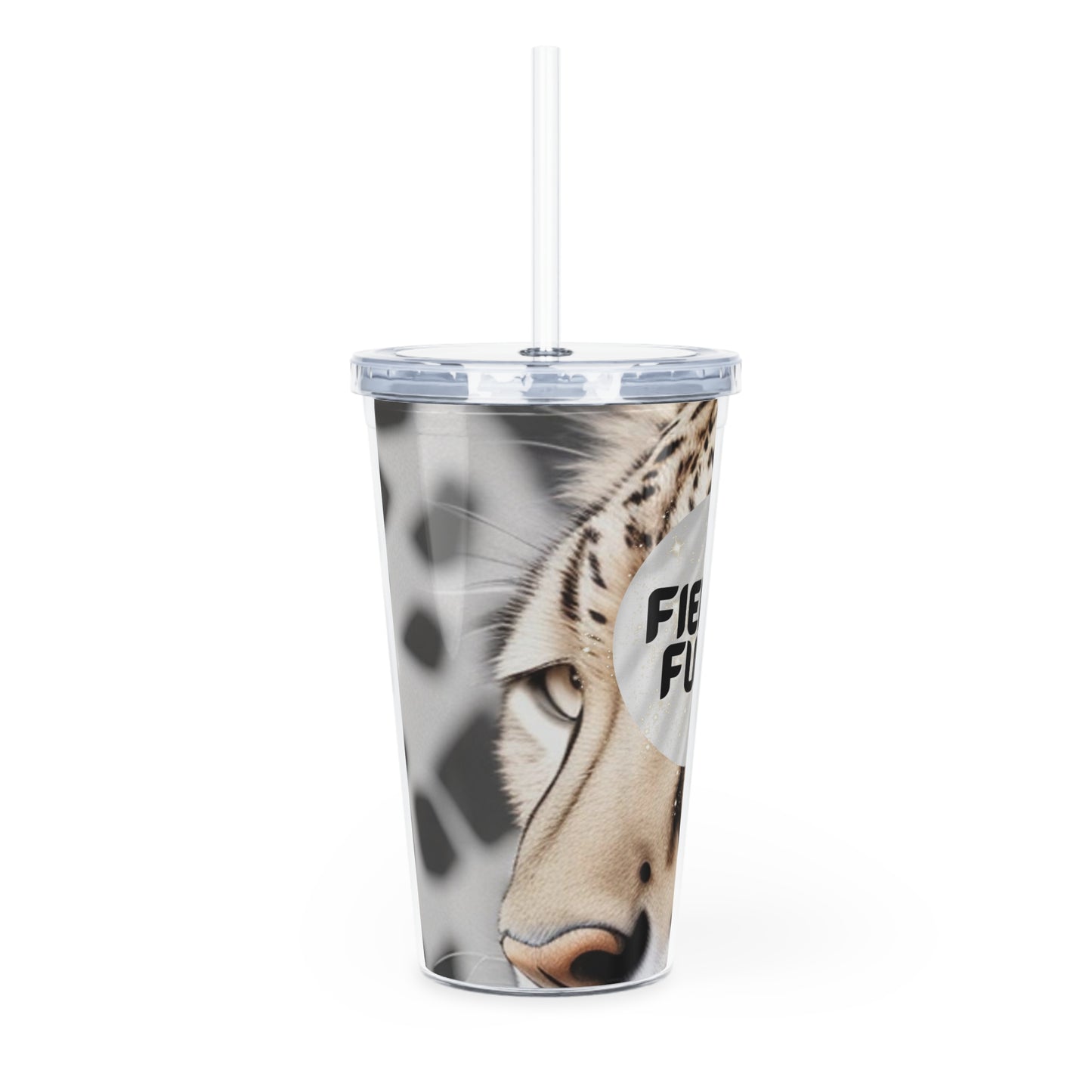 Fierce Fuel | Plastic Tumbler with Straw