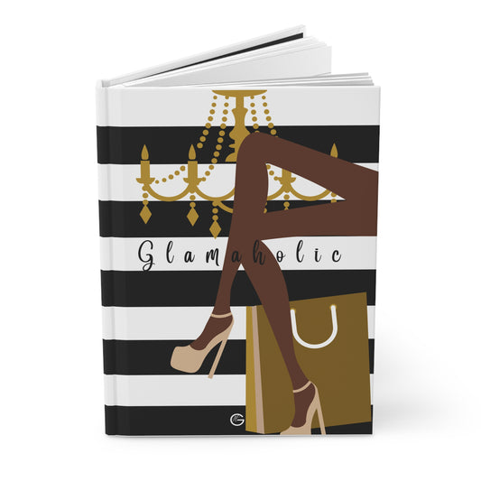 Glamaholic Coco Gal(Stripes)| Hardcover Journal Matte