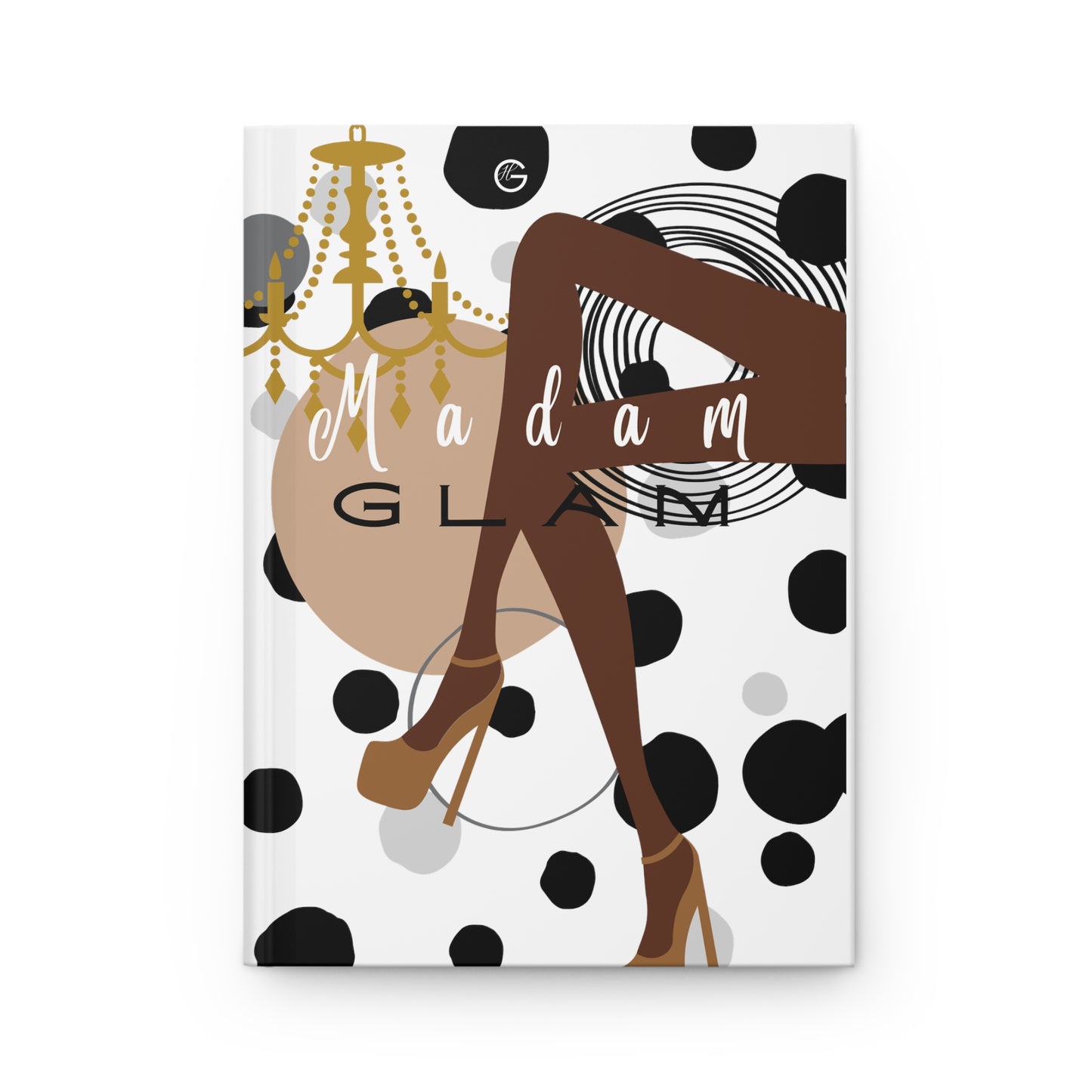 Madam Glam Coco(Dots)| Hardcover Journal Matte