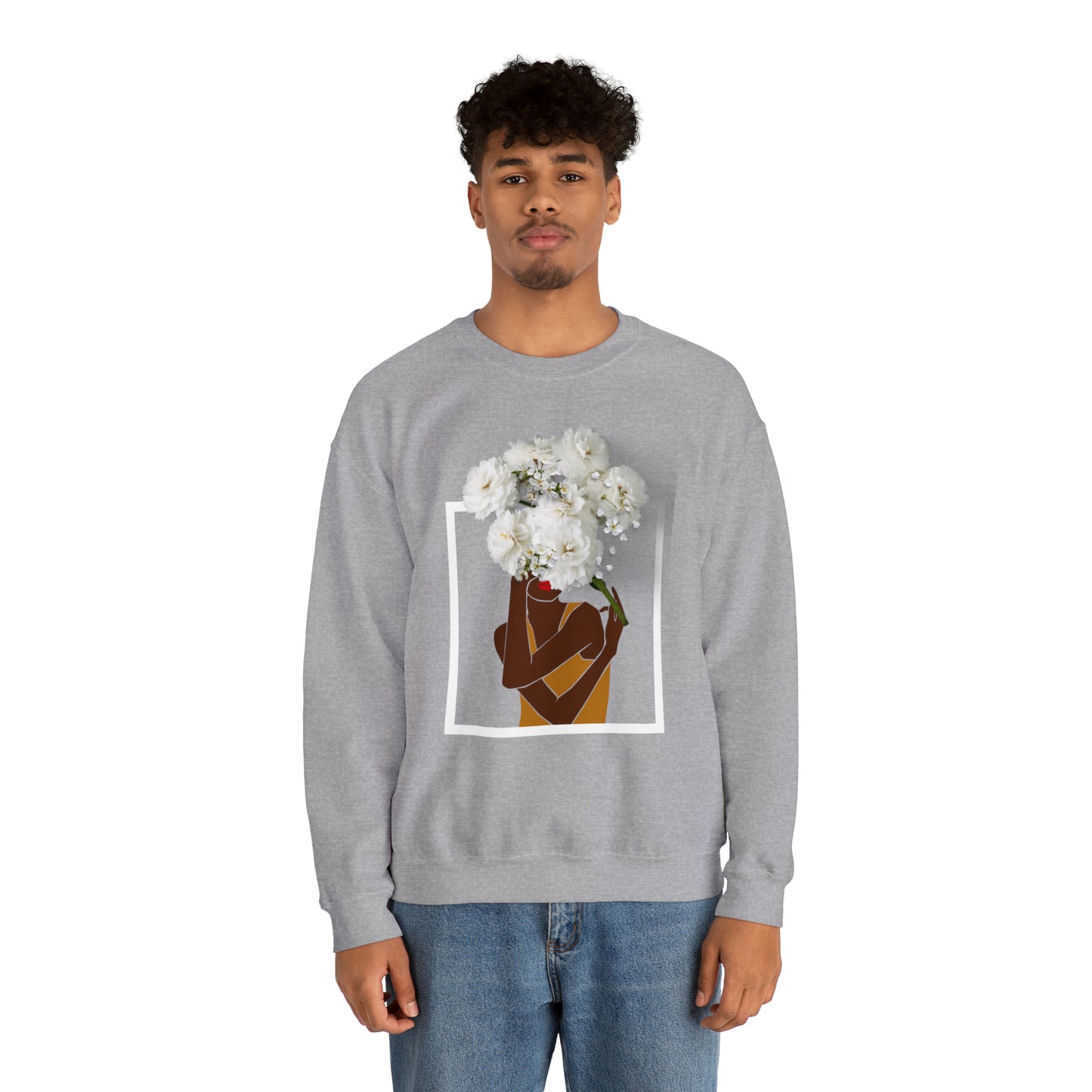 Crewneck Sweatshirt | Coco La Fleur Outline