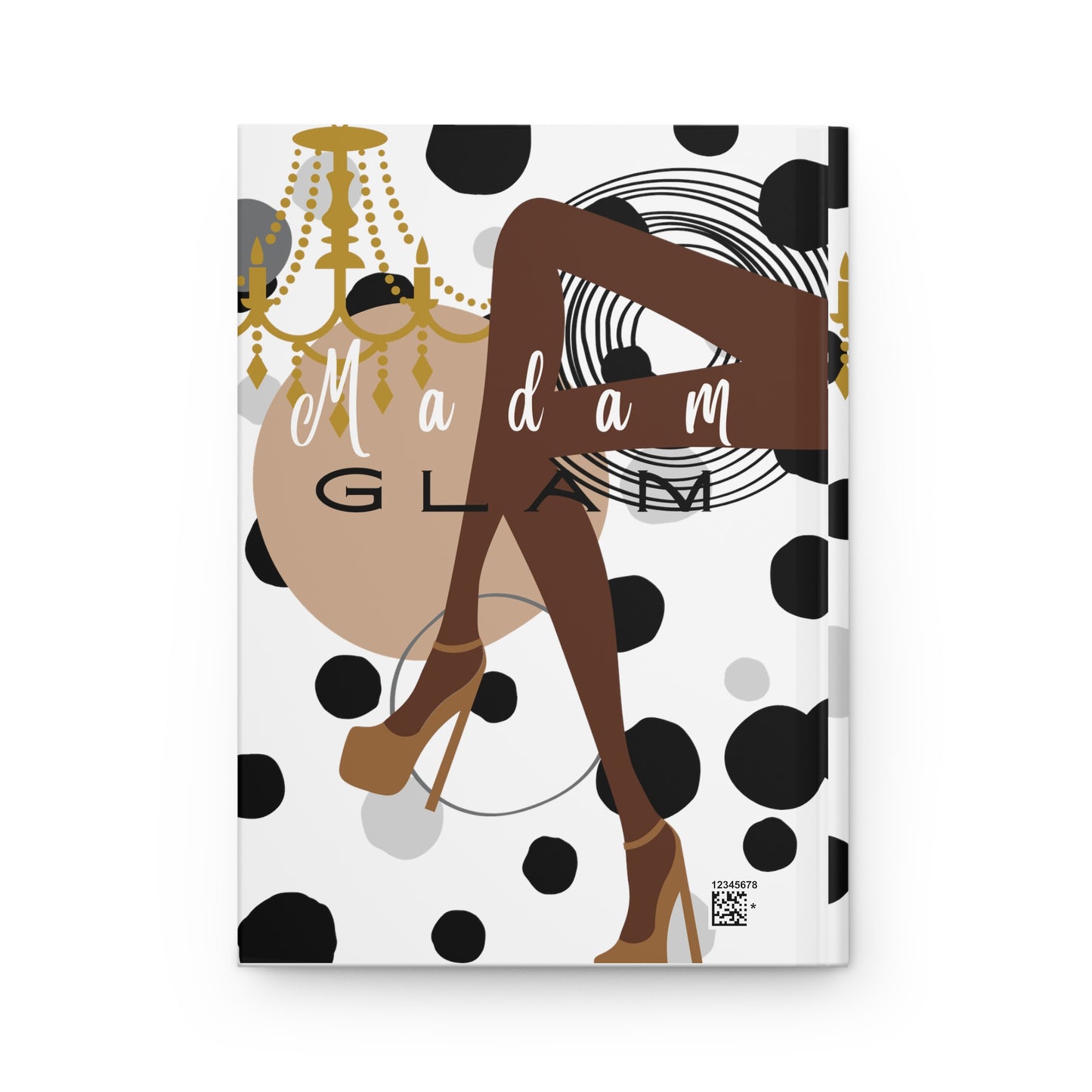 Madam Glam Coco(Dots)| Hardcover Journal Matte