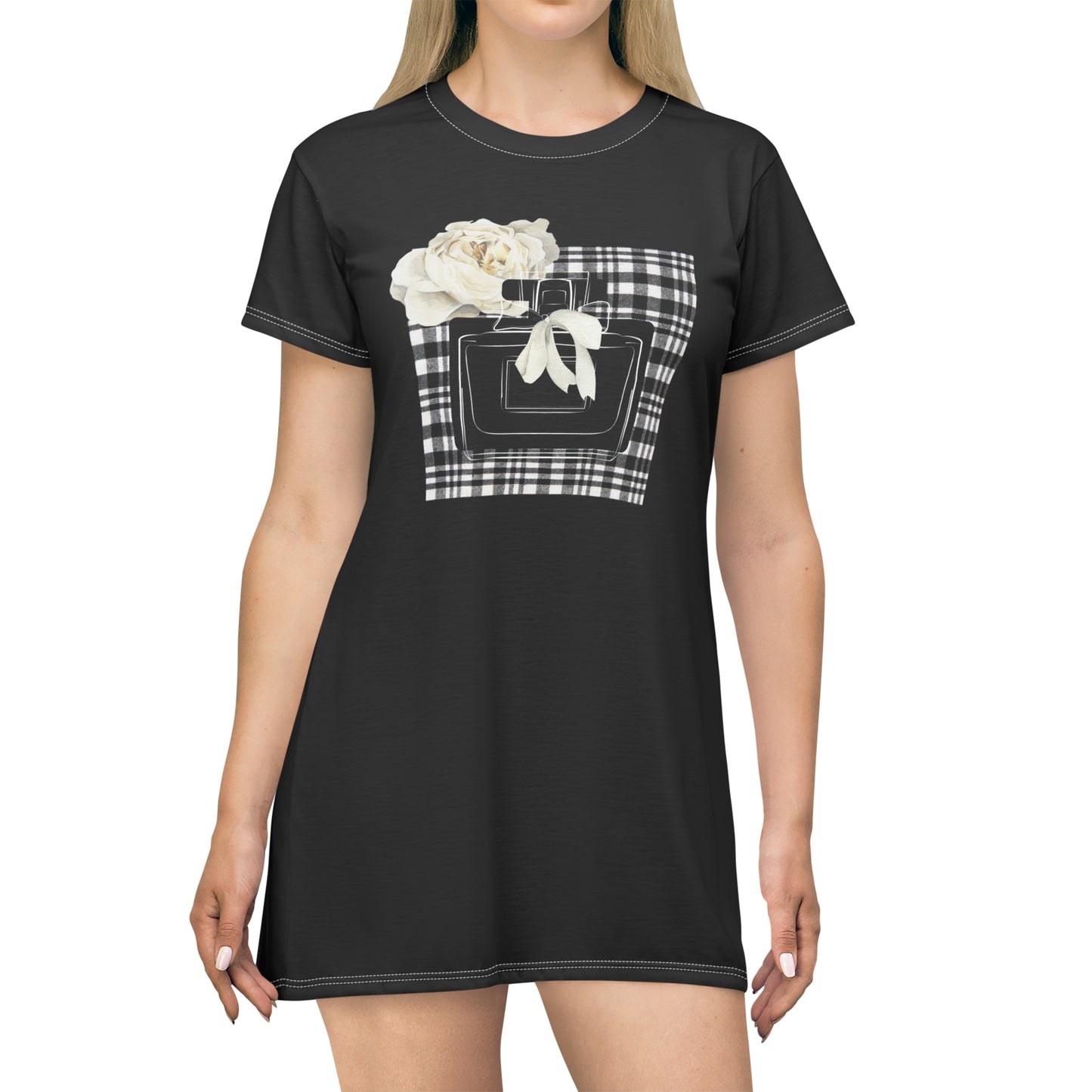 Luxe Noir Parfume | Tshirt Dress